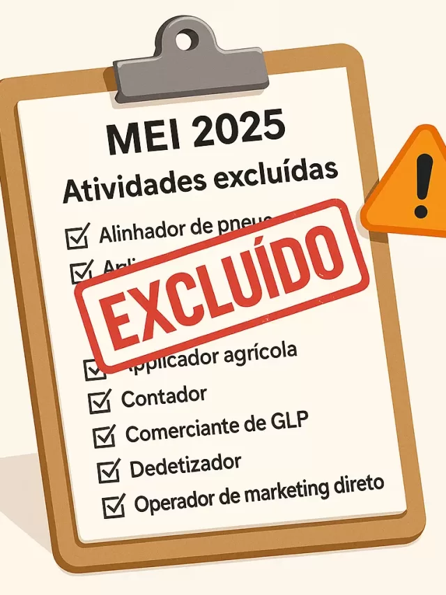 MEI 2025: INSS exclui 14 atividades
