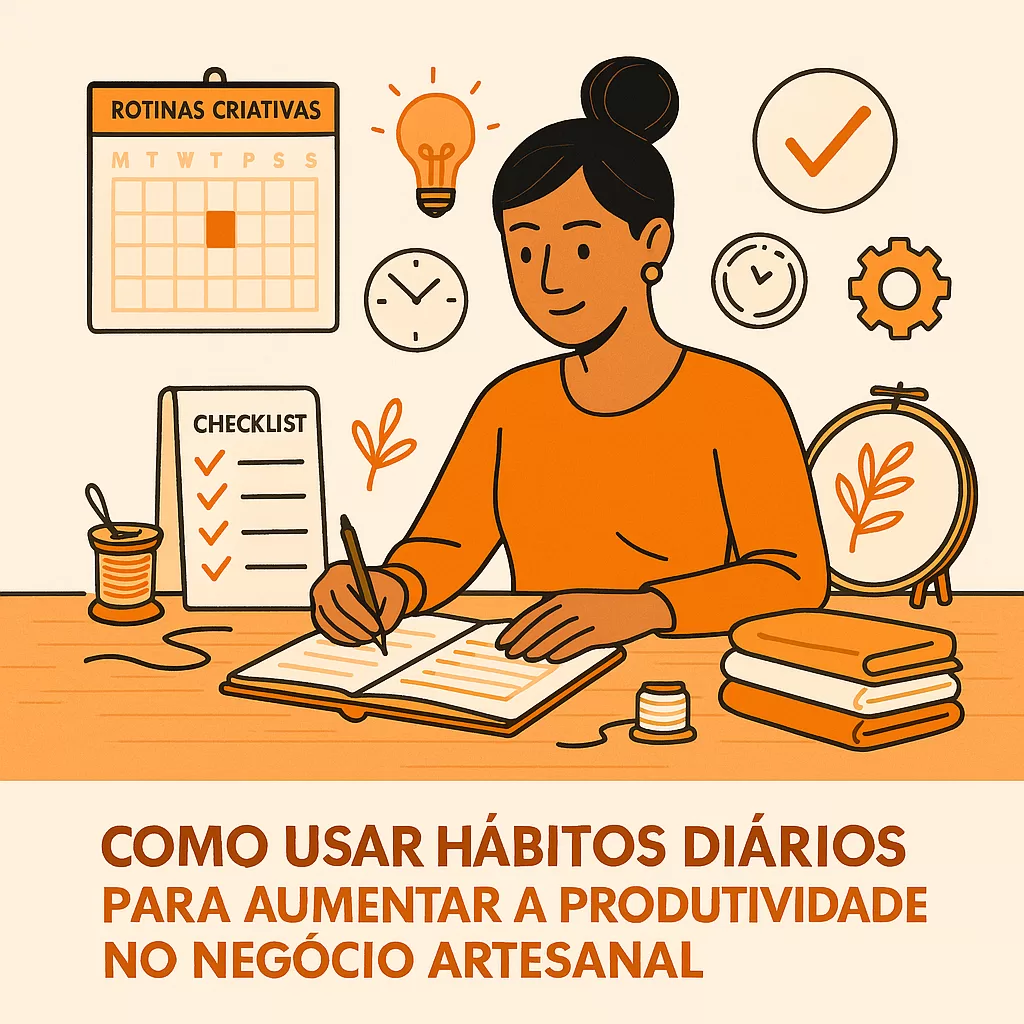 Rotinas criativas para aumentar a produtividade artesanal