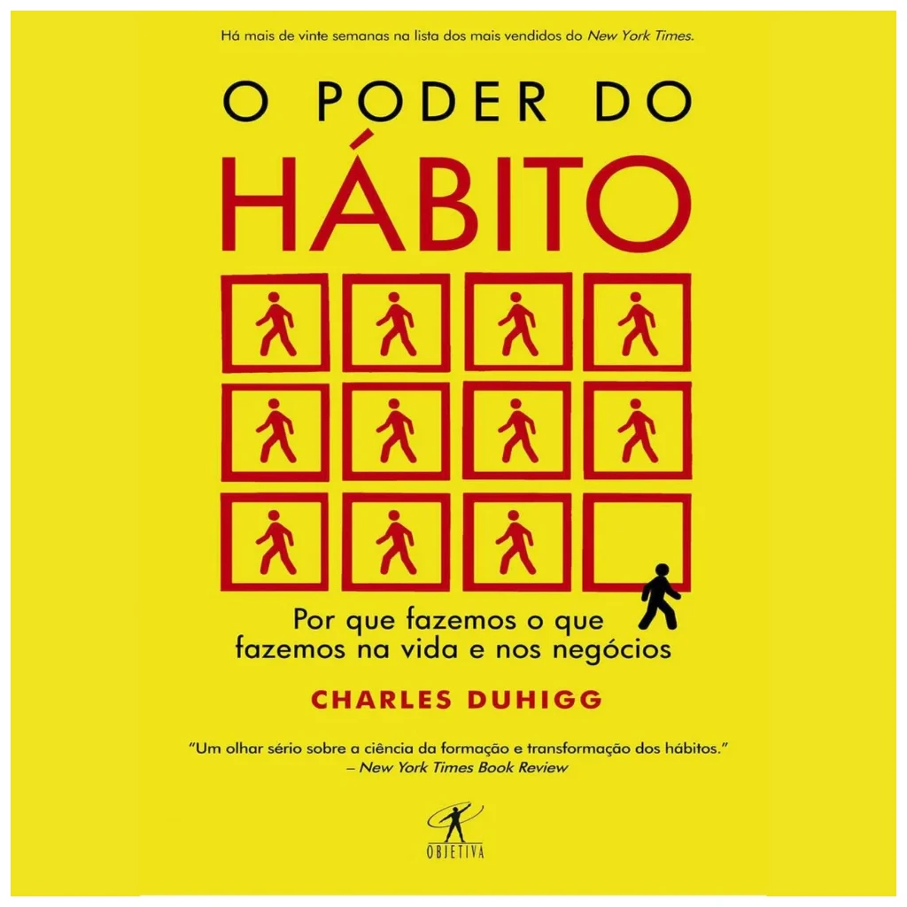 Capa do livro O Poder do Hábito de Charles Duhigg em fundo limpo
