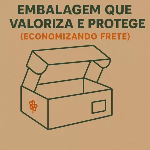 Embalagem que valoriza e protege – economizando frete