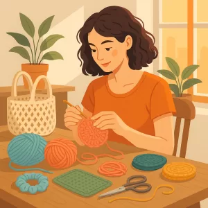 Crochê que vende – 10 peças rápidas e lucrativas