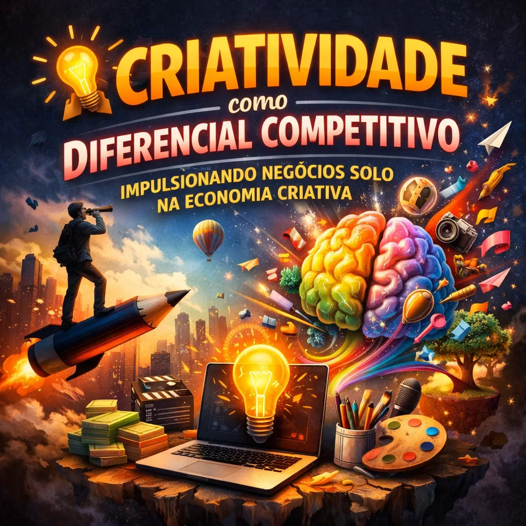 Descubra como a criatividade pode se tornar seu maior aliado na construção de um negócio solo de sucesso na economia criativa.