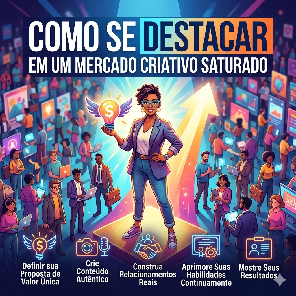Como se Destacar em um Mercado Criativo Saturado