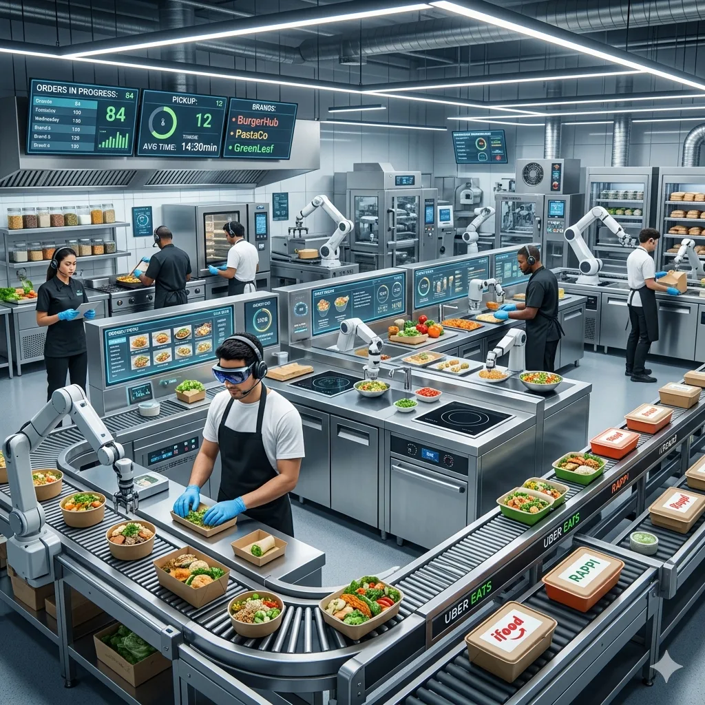 Explore o mundo das cozinhas fantasmas em 2026, onde a inovação e a tecnologia transformam o setor de alimentação e abrem novas oportunidades para empreendedores criativos.