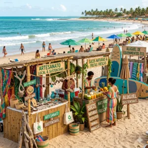 Descubra 10 ideias sustentáveis para vender na praia no fim de semana e transforme sua criatividade em lucro nas areias.
