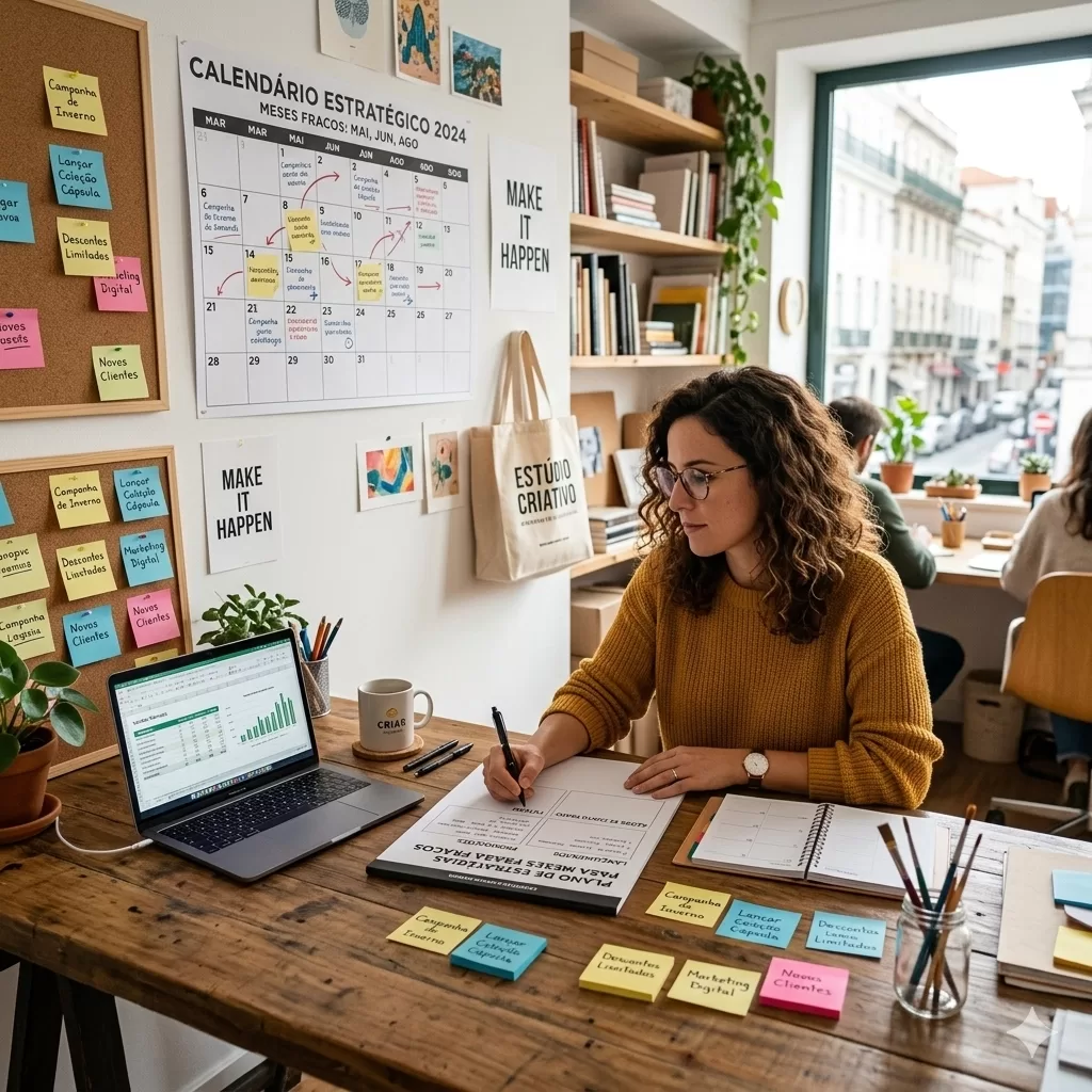 Aprenda como lidar com meses fracos no empreendedorismo criativo e MEIs, evitando o pânico e adotando estratégias eficazes.