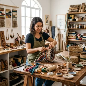 Descubra como o artesão moderno transforma criatividade em sucesso sustentável e se destaca no mercado atual.