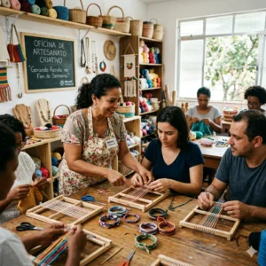 Descubra como criar sua própria oficina artesanal e monetize suas habilidades nos fins de semana!