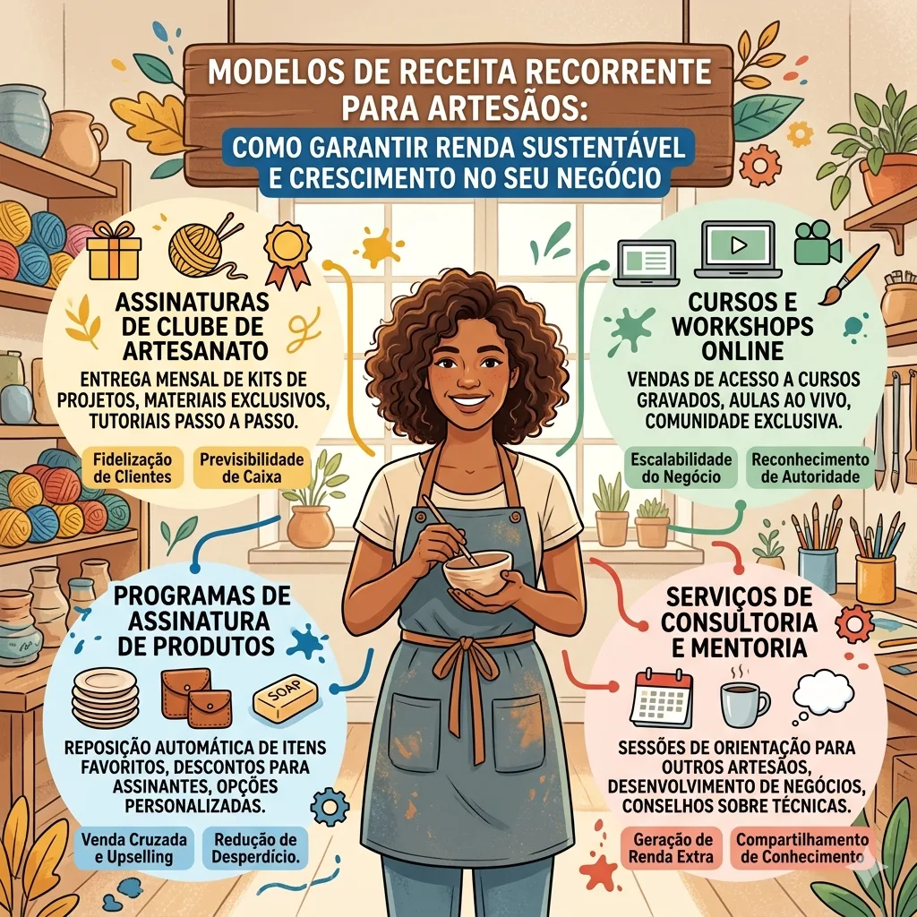 Modelos de Receita Recorrente para Artesãos