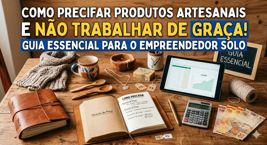 Como Precificar Produtos Artesanais e Não Trabalhar de Graça: Guia Essencial para o Empreendedor Solo
