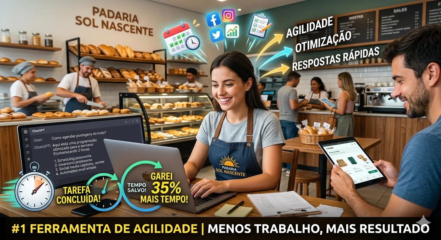 Descubra como o ChatGPT se torna um aliado indispensável para pequenos negócios, oferecendo 10 usos práticos que garantem mais tempo e eficiência no dia a dia.