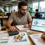Prepare-se para 2026! Esta imagem ilustra o planejamento financeiro essencial para quem busca montar um negócio do zero no Brasil, com foco nas estimativas reais de custo para o nanoempreendedor.