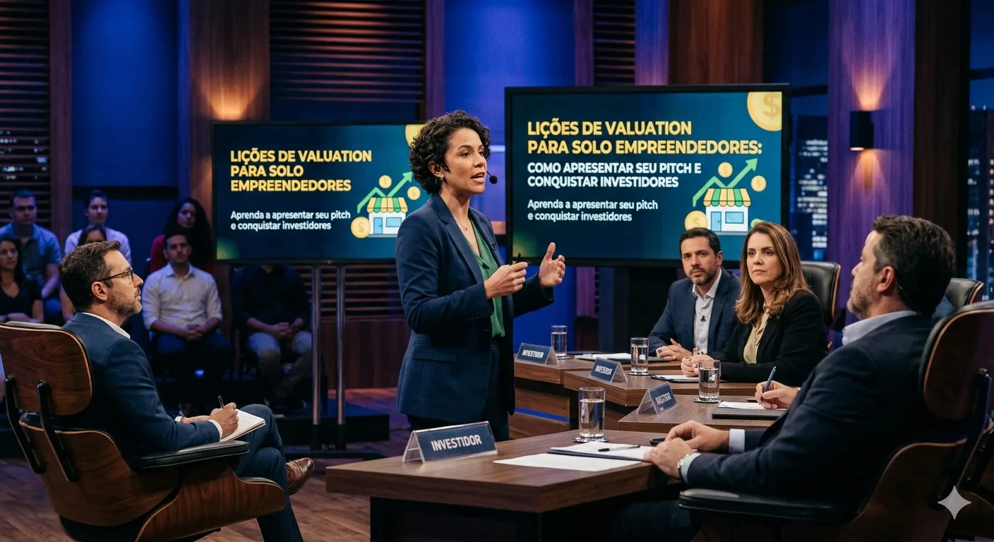Shark Tank Brasil Pitch e Valuation Solo Empreendedor