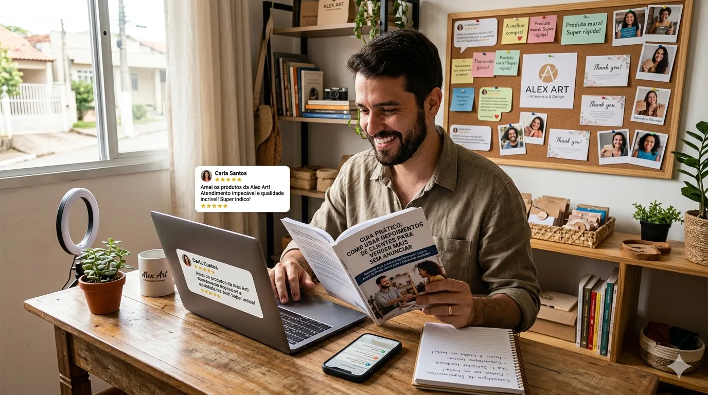 Image for Como Usar Depoimentos de Clientes para Vender Mais Sem Anunciar: Guia Prático para o Nanoempreendedor