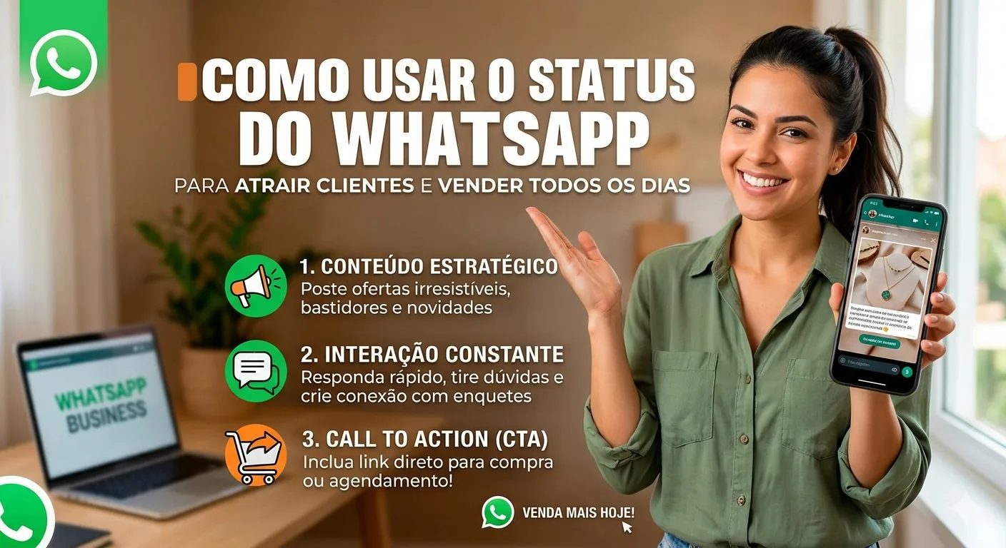 Image for Como Usar o Status do WhatsApp para Atrair Clientes e Vender Todos os Dias